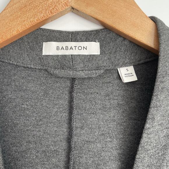 Aritzia Babaton Gray Pavel Wrap Dress Size Small - Picture 4 of 6